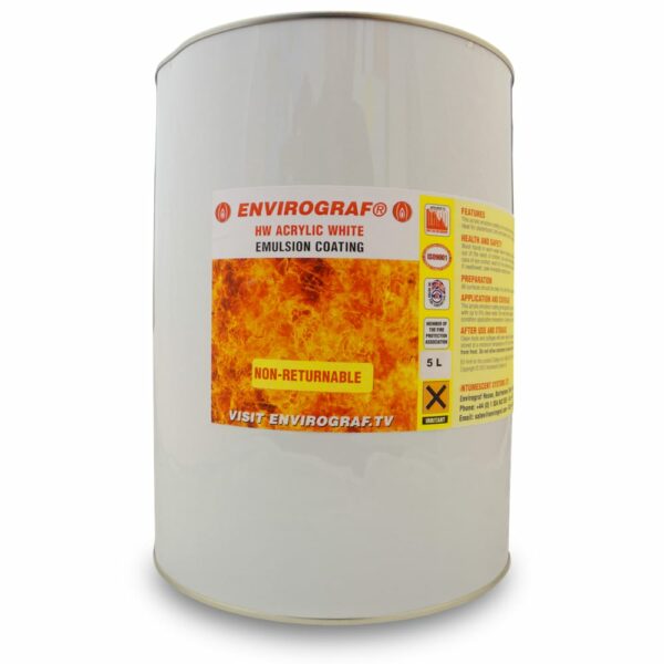 Envirograf HW Acrylic White Top Coat 1L