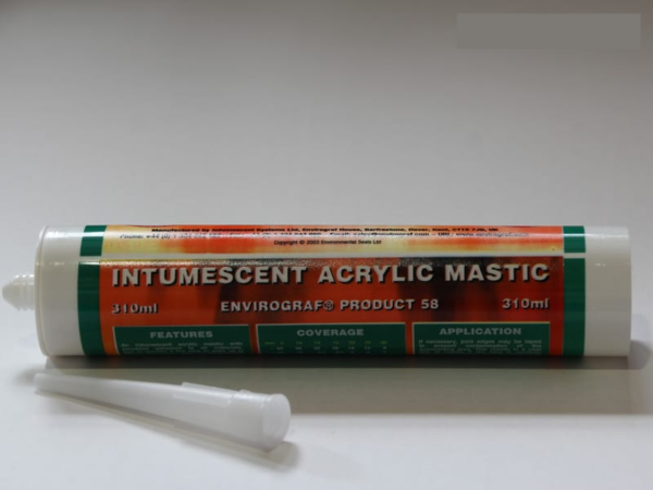 Envirograf Intumescent Acrylic and Acoustic Mastic (Box of 25)