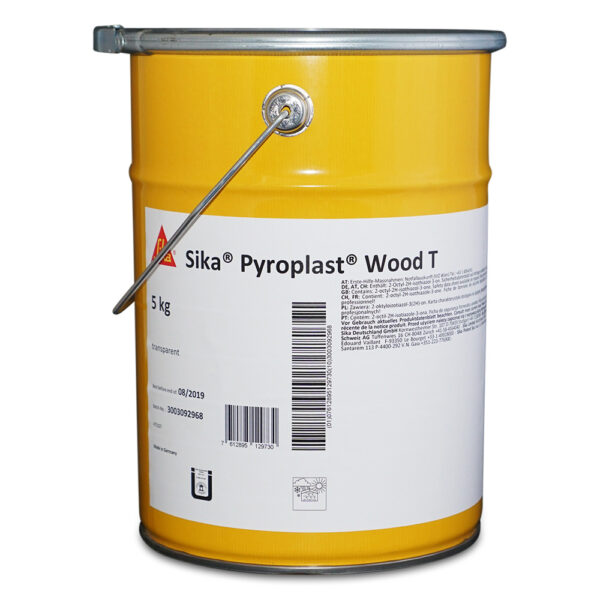 Sika Pyroplast Clear Intumescent Varnish 5kg